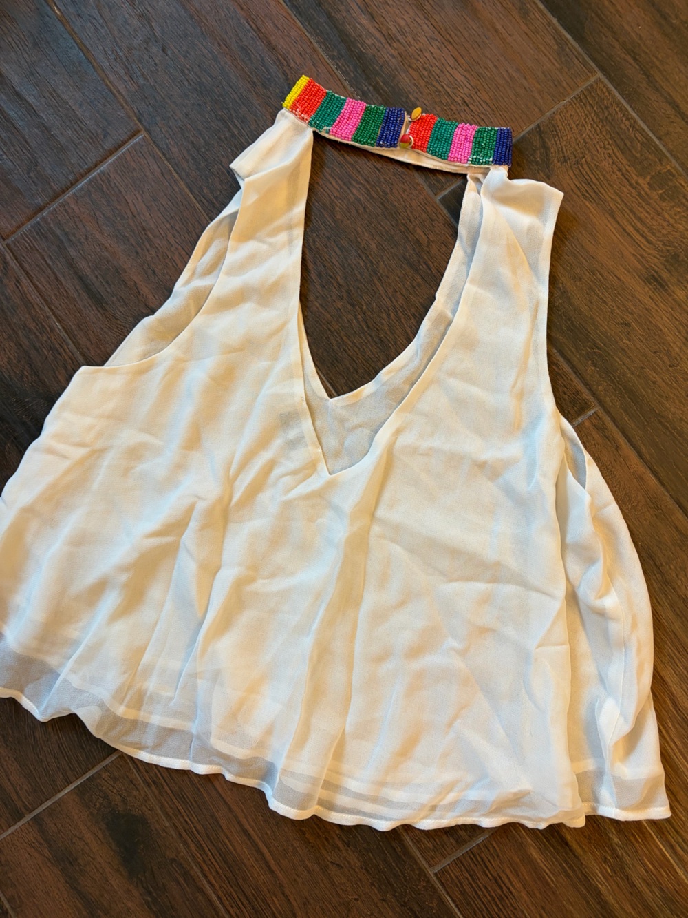 Show Me Your MuMu Cream Racerback Tank Top